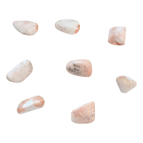 Pink Scolecite Tumblestone