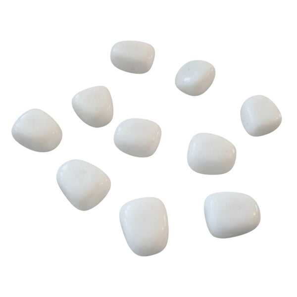 Porcelainite Tumblestone - Vitrified Clay Gemstone - A Nurturing Stone - Rare Tumblestone  Heart Chakra