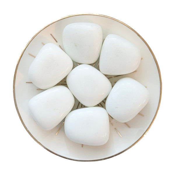 Porcelainite Tumblestone - Vitrified Clay Gemstone - A Nurturing Stone - Rare Tumblestone  Heart Chakra