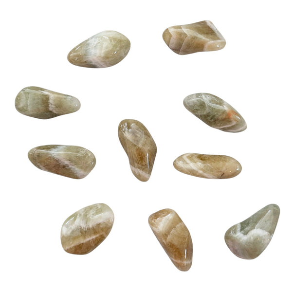 Prasiolite Tumblestone - Green Amethyst - Success, Prosperity & Abundance Gemstone
