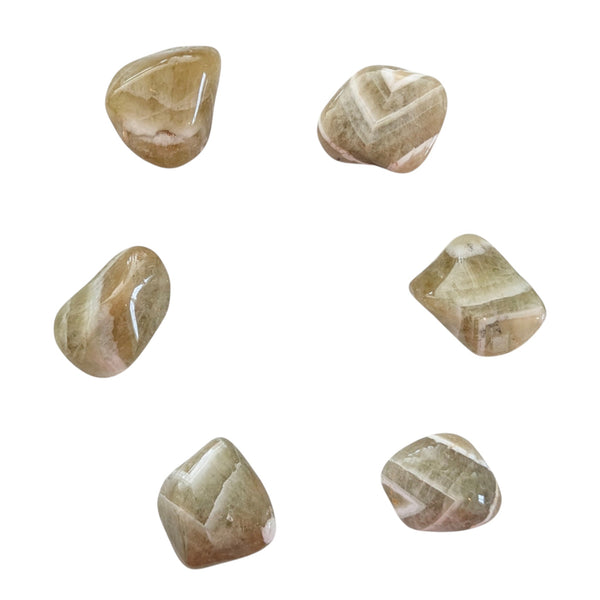 Prasiolite Tumblestone - Green Amethyst - Success, Prosperity & Abundance Gemstone