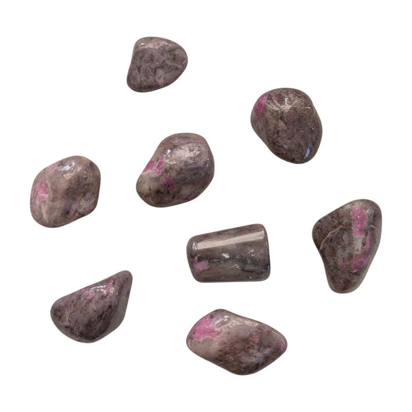 Ruby Feldspar Crystal Tumblestone - Strength, Insight & Courage - Heart Chakra Gemstone