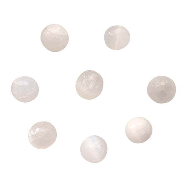 Selenite Crystal Tumblestone - Stone of Clarity - UK Crystal Seller - Genuine Gemstones - Ethically Sourced