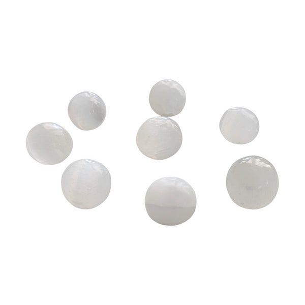 Selenite Crystal Tumblestone - Stone of Clarity - UK Crystal Seller - Genuine Gemstones - Ethically Sourced