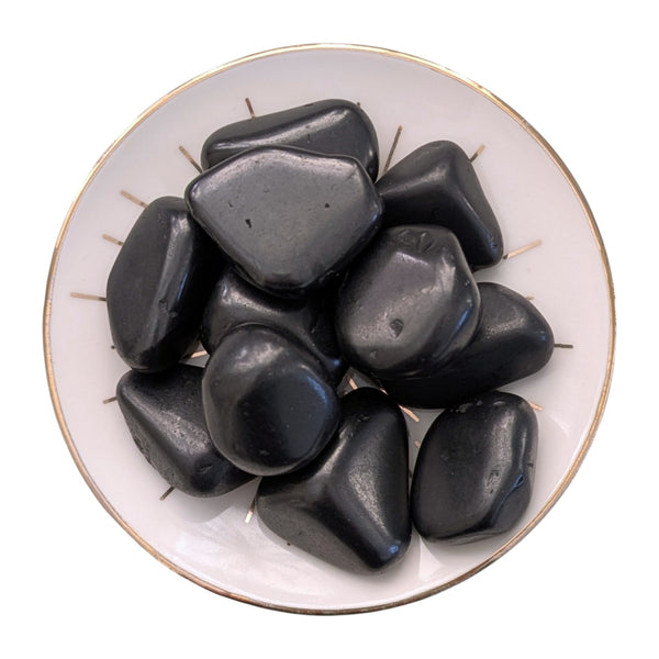Shungite Crystal Tumblestone(Russian) - Stone of Transformation - Miracle Stone - EMF Protection