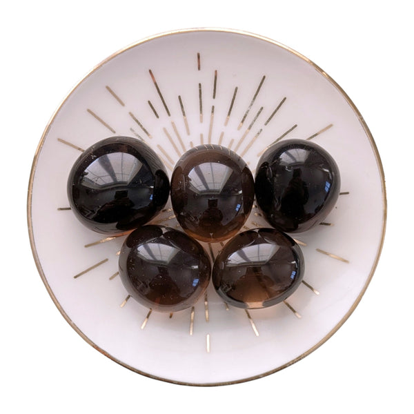 Smoky Quartz Crystal Tumblestone - Powerful Grounding Stone - Root Chakra Gemstone