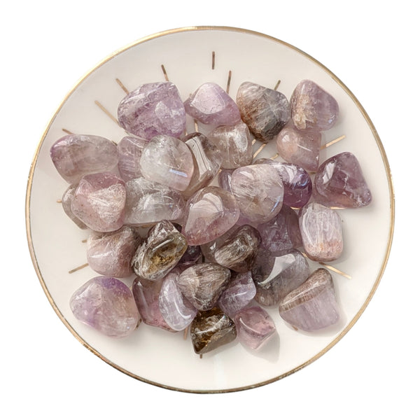 Super 7 Crystal Tumblestone - Melody Stone - Sacred Seven - Genuine Gemstones