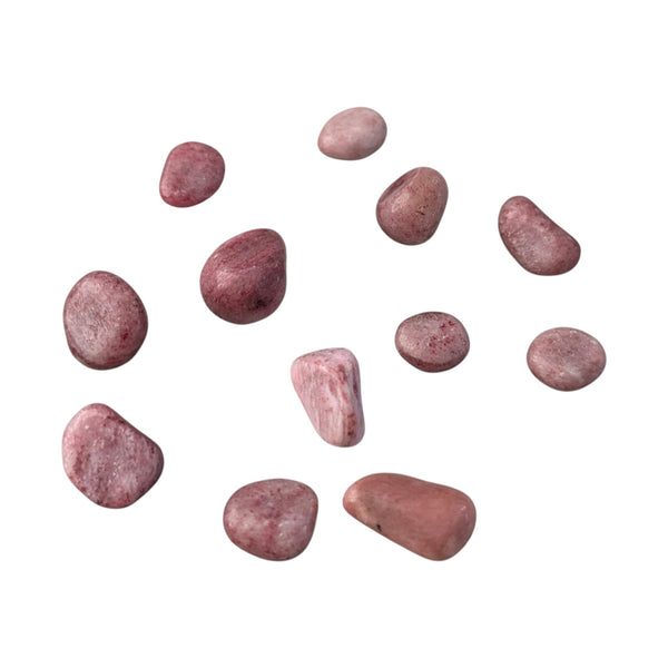 Thulite Crystal Tumblestone - Rare Gemstones - Crystal Healing