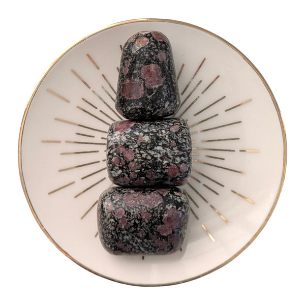 Victorite Spinel in Matrix Tumblestone