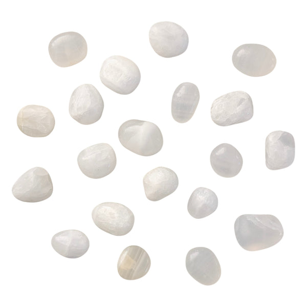 White Onyx Tumblestone