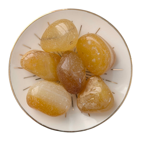Yellow Agate Tumblestone