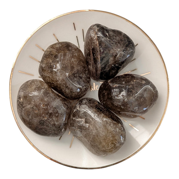 Smoky Quartz Crystal Tumblestone - B Grade - Powerful Grounding Gemstone