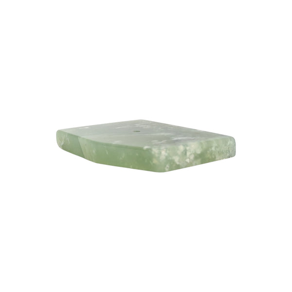 New Jade (Serpentine) Natural Edge Polished Slab Incense Holder - Sold As Seen - Restoring Balance