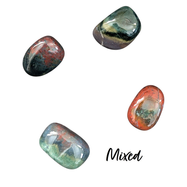 Eye Of The Storm - Judys' Jasper Tumblestone - Inner Peace - Chakra Stone