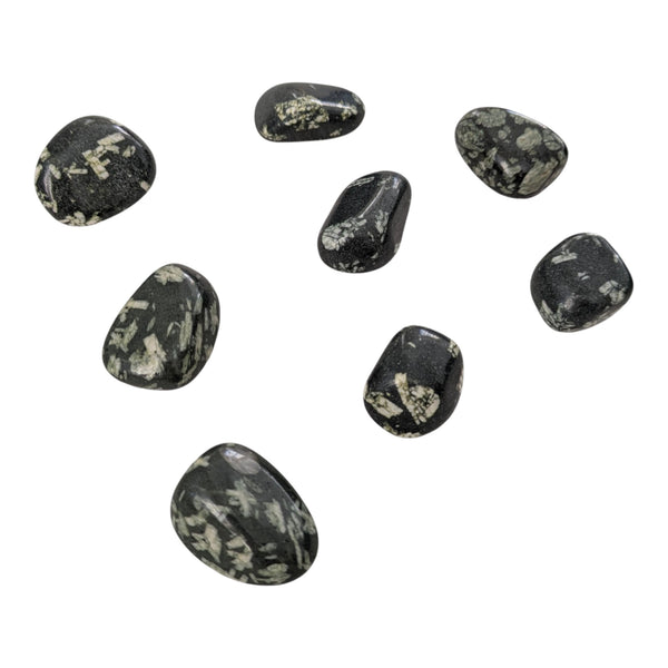Chinese Writing Tumblestone - Chinese Writing Rock - Emotional Balance - Chakra Stone