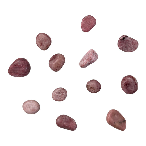 Thulite Crystal Tumblestone - Rare Gemstones - Crystal Healing