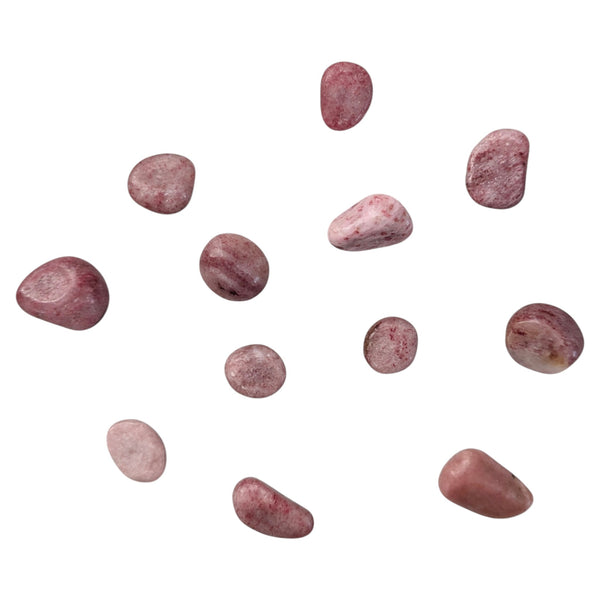 Thulite Crystal Tumblestone - Rare Gemstones - Crystal Healing