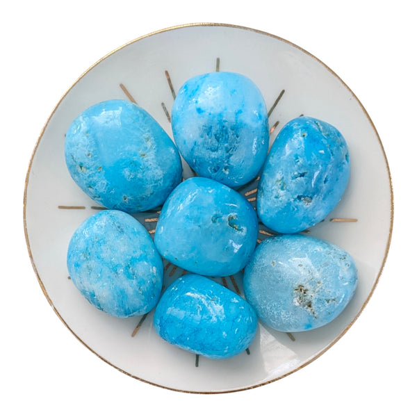 Blue Aragonite Tumblestone