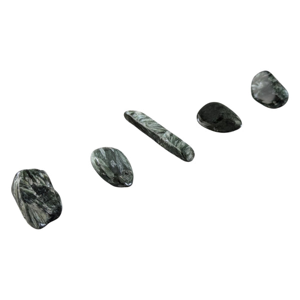 Seraphinite Tumblestone - Rare Crystal - Russian Gemstone - Serafine - Serafinite