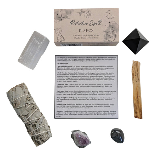 Cleanse & Protect Crystal Gift Box