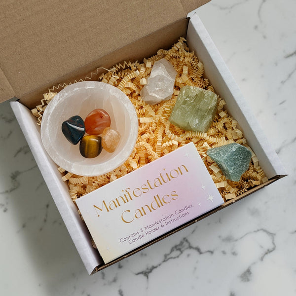Manifestation Crystal Gift Box - Goal Setting - Achieve Dreams - Manifest Gifts