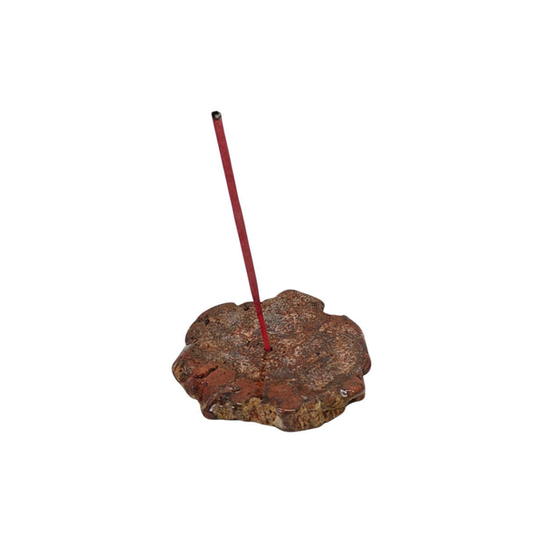 Petrified Wood Slab Incense Holder - Sold As Seen - Peace & Tranquility - New Home Gift