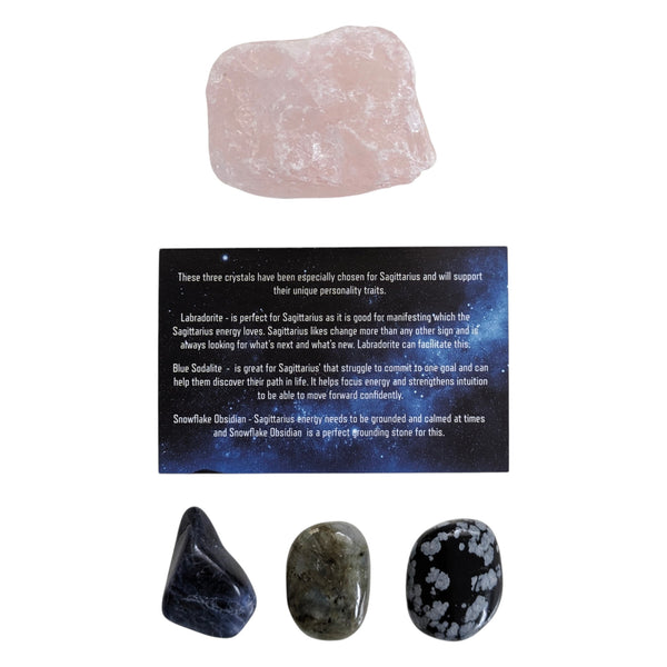 Sagittarius Horoscope Crystals & Aromatherapy Gift Box