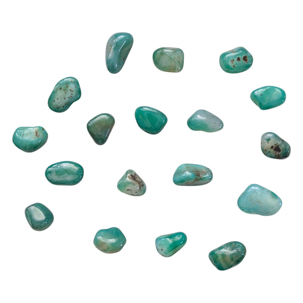 Green Agate Tumblestone