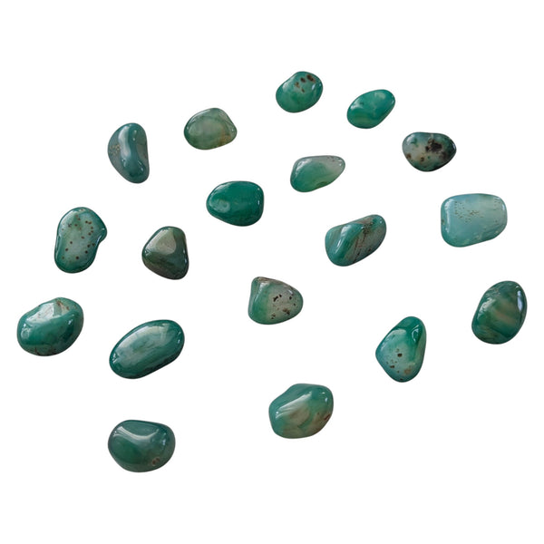 Green Agate Tumblestone
