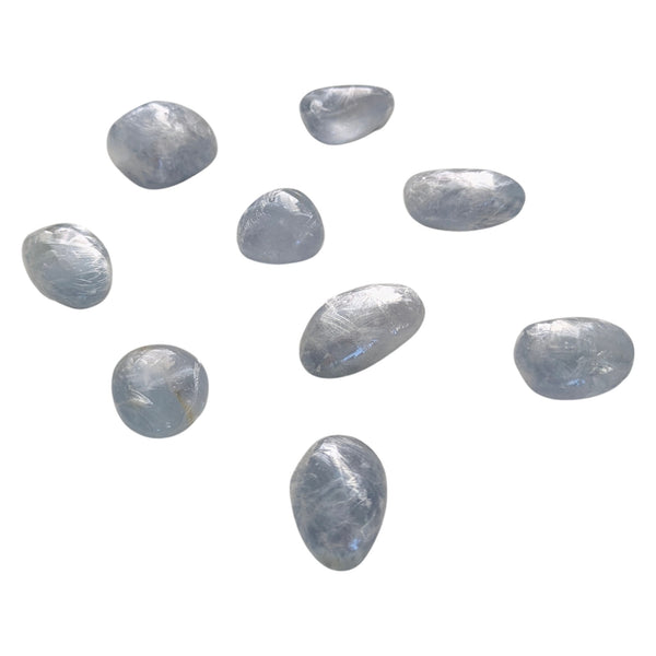 Celestite Crystal Tumblestone - Calm Crystal - Peace Gemstone - Ethically Sourced Crystal - UK Crystal Shop