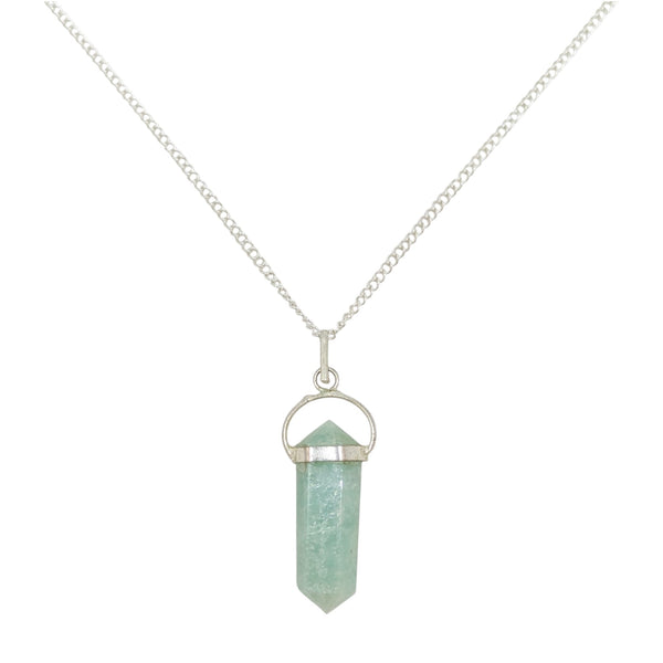 Amazonite Pendant Necklace