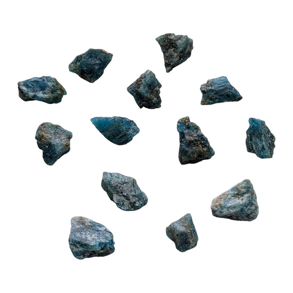 Mini Raw Crystal Grid Sets - Apatite, Emerald, Iron Pyrite - Natural Rough Gemstones - Grid Work
