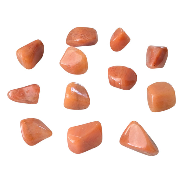 Peach Aventurine Crystal Tumblestone - Stone of Gentleness - Calm, Peace & Balance Gemstone