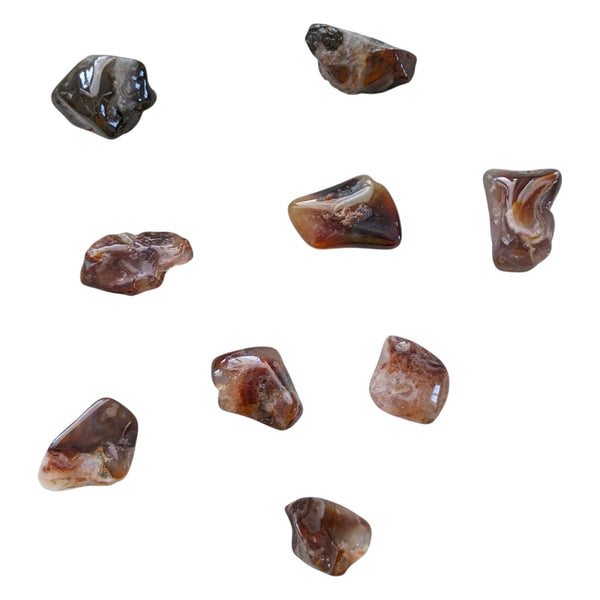 Hydrothermal Agate Crystal Tumblestone (New Mexico) - Crystal Healing - Grounding & Balance Gemstone