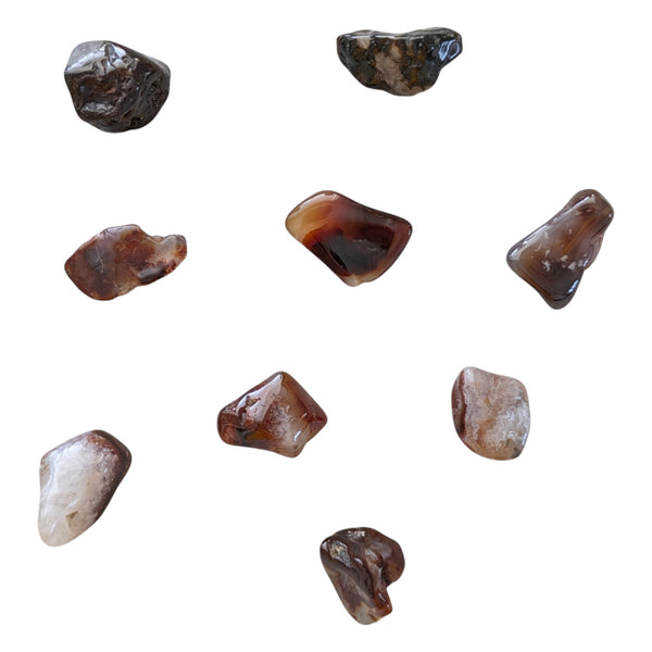 Hydrothermal Agate Crystal Tumblestone (New Mexico) - Crystal Healing - Grounding & Balance Gemstone