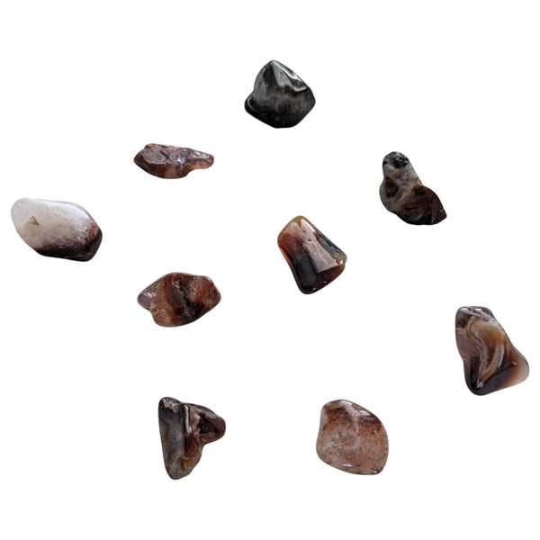 Hydrothermal Agate Crystal Tumblestone (New Mexico) - Crystal Healing - Grounding & Balance Gemstone