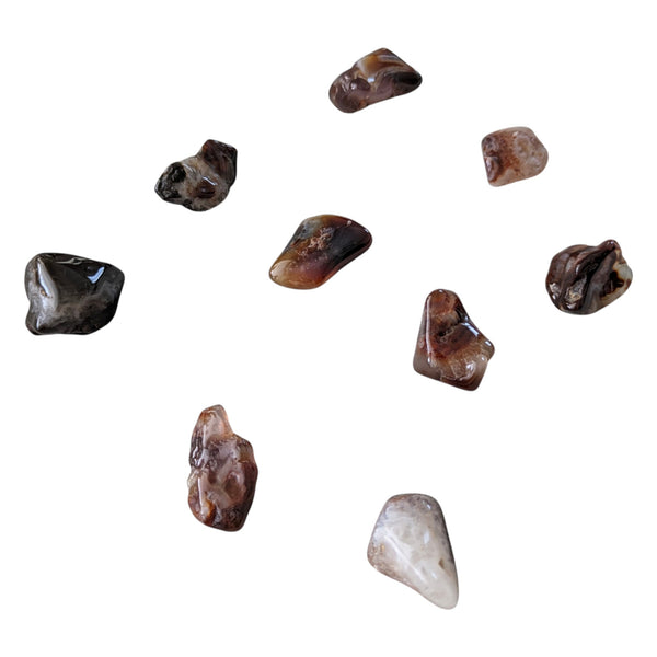 Hydrothermal Agate Crystal Tumblestone (New Mexico) - Crystal Healing - Grounding & Balance Gemstone