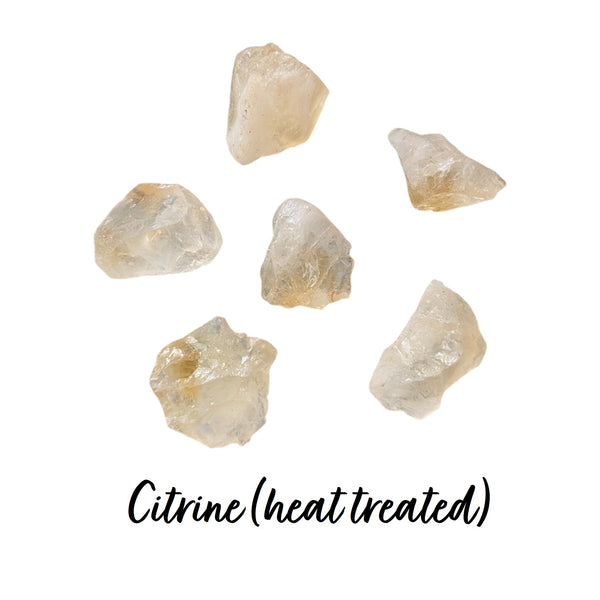 Small Raw Crystal Grid Sets - Rose Quartz, Jade, Grey Moonstone, Green Calcite