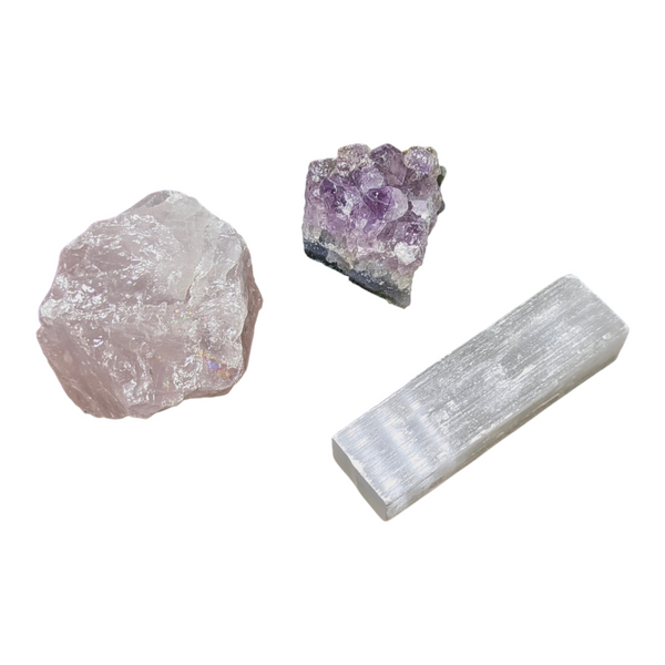 Let Me Consult My Crystals Display Shelf with Stones for Guidance