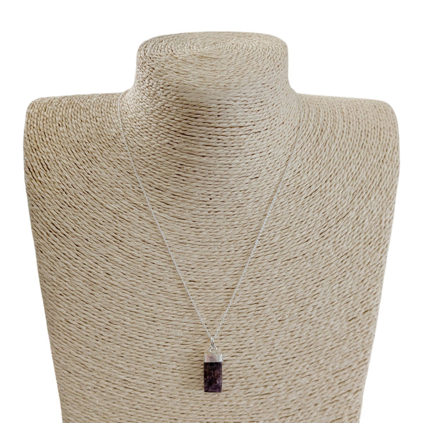 Rare Cacoxenite 925 Sterling Silver Necklace
