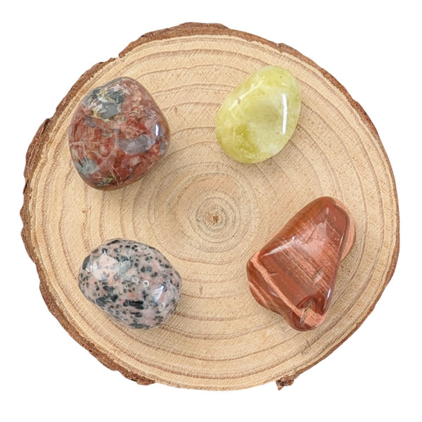 Four Scottish Tumblestones