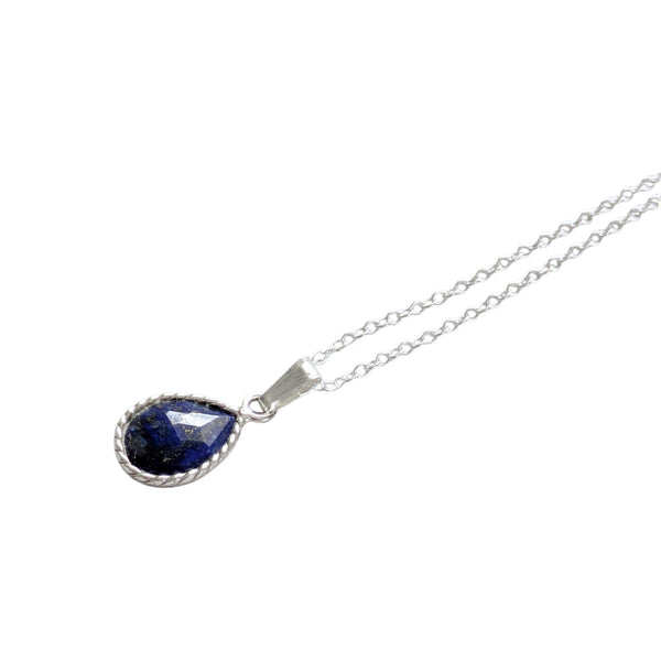 Lapis Lazuli 925 Sterling Silver Necklace