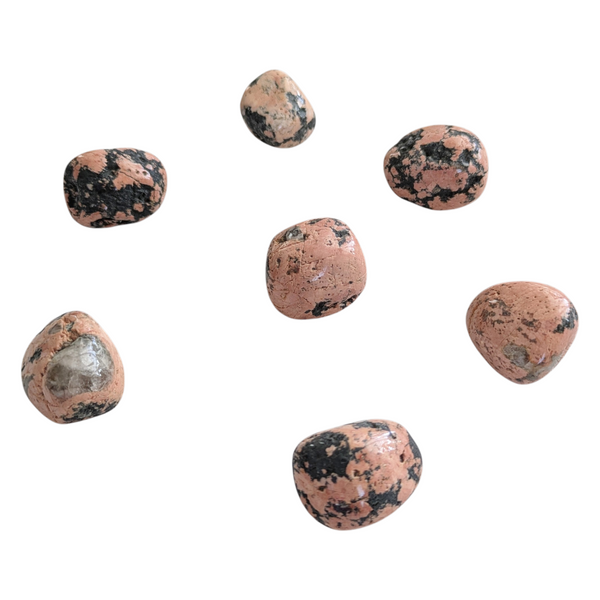 luxullianite tumbled pocket stones