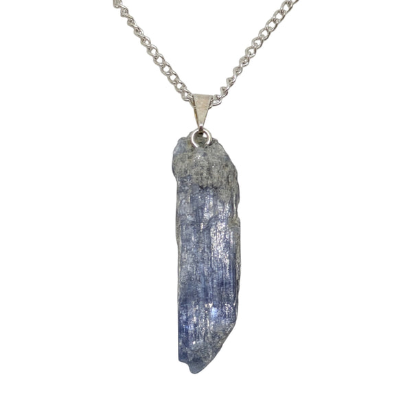 Natural Blue Kyanite Blade Necklace