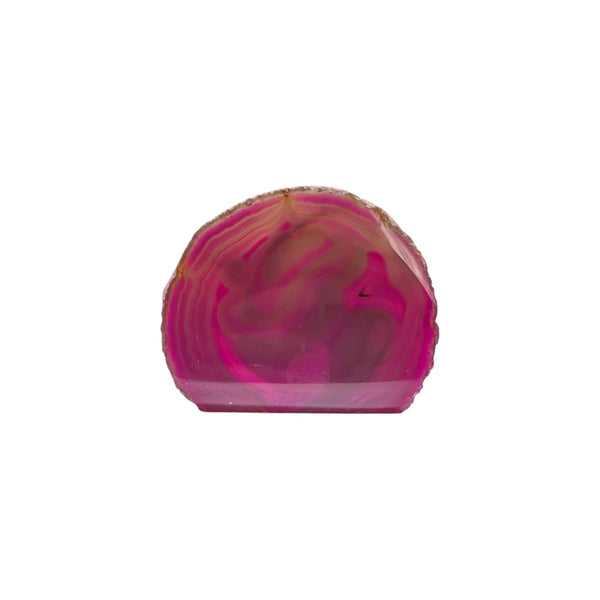 Pink Agate Geode Half Nodule