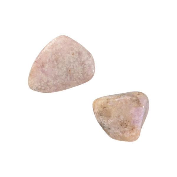 Pink Prairie Tanzanite gemstones showing natural variations in colour. 