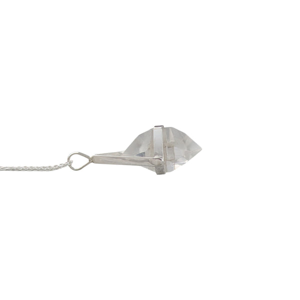 Clear Quartz 925 Sterling Silver Necklace