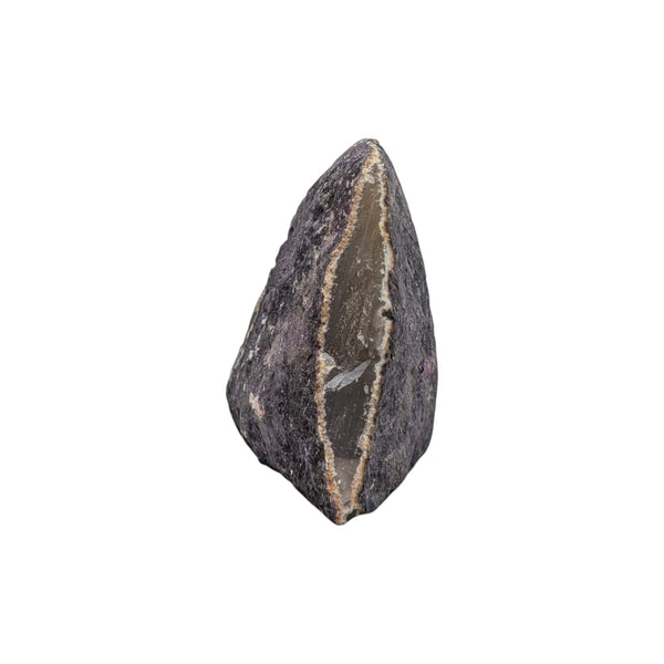 Purple Agate Geode Half Nodule