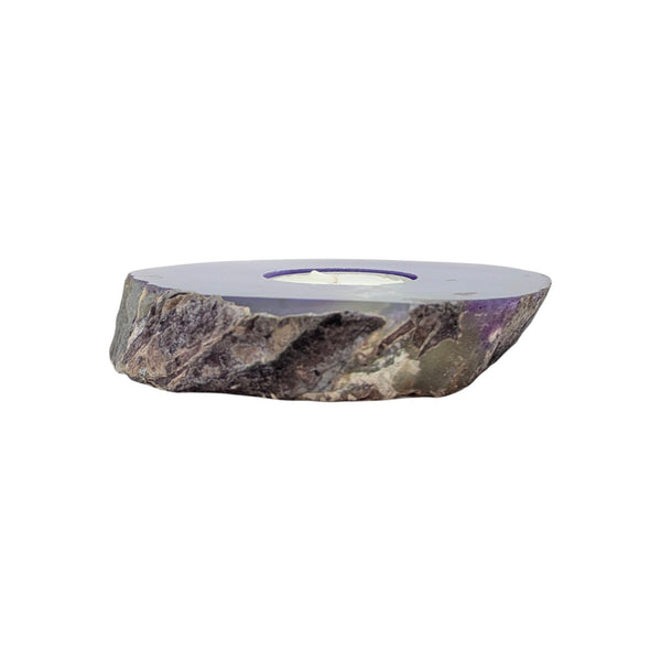 Purple Agate Tealight Holder