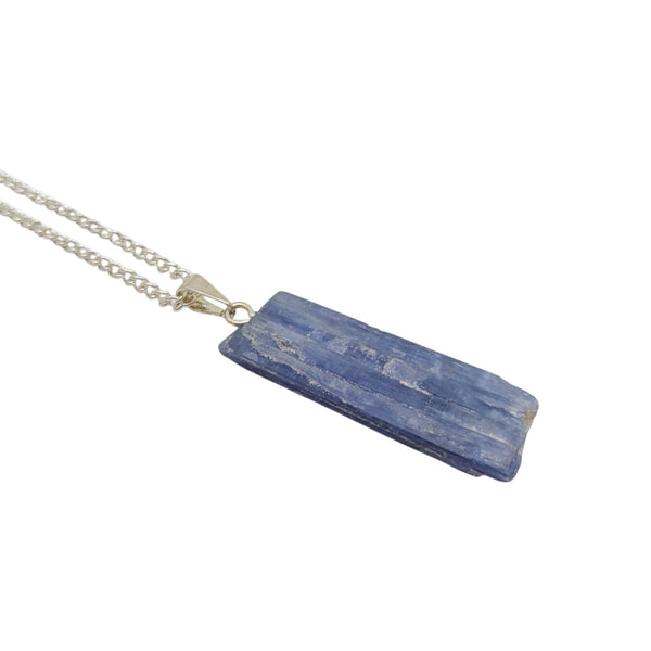 Raw Blue Kyanite Necklace